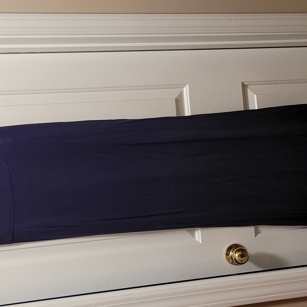 Magic Fit Medium Navy Blue Maxi Skirt